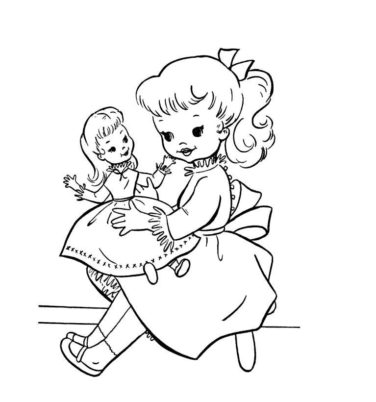 Дівчинка і лялька