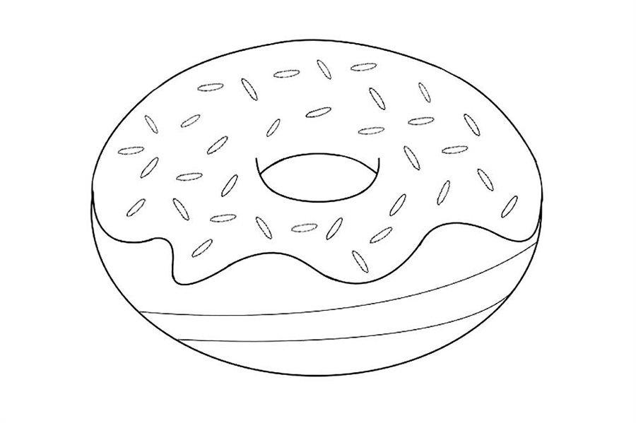 картинка пончик