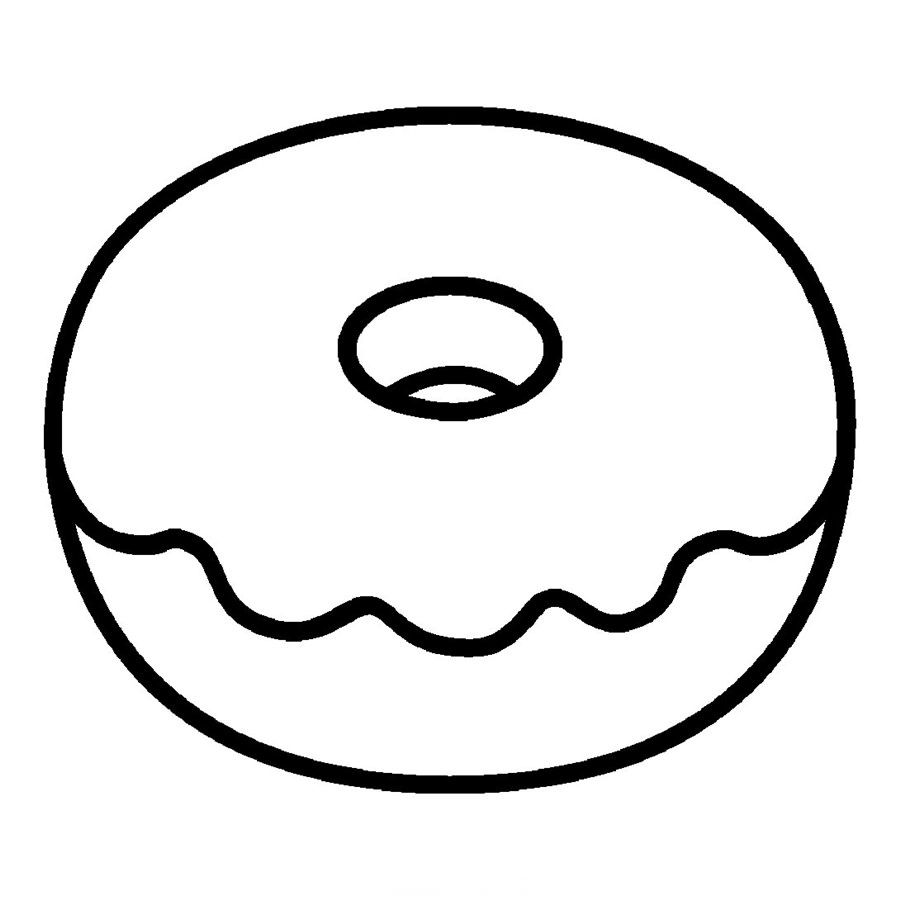 Розмальовка пончик