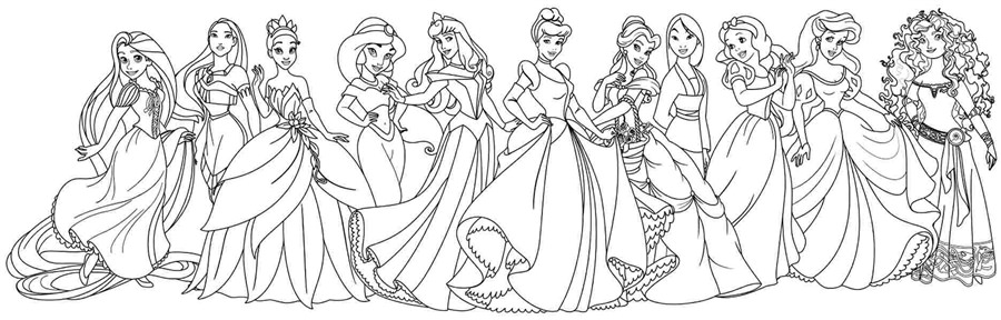 Одинадцять принцессс Діснея