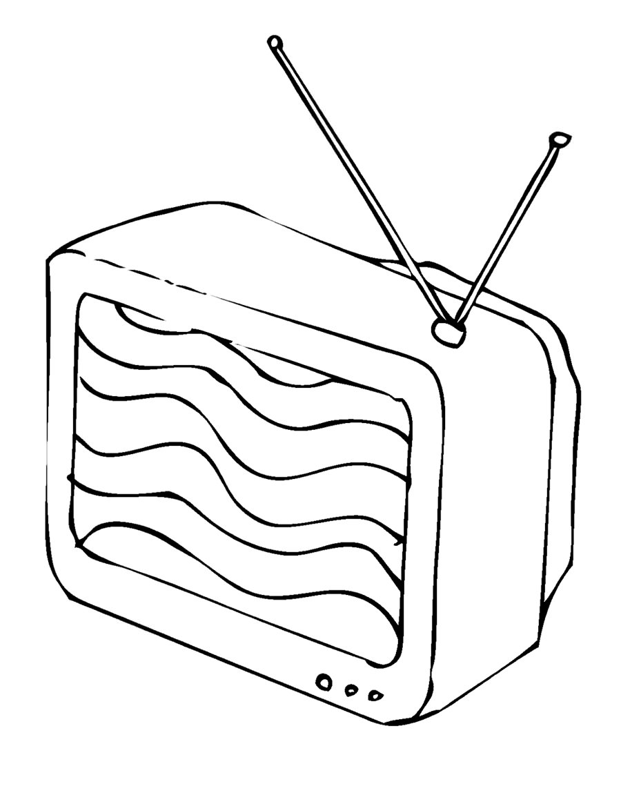 Хвилі на телевізорі