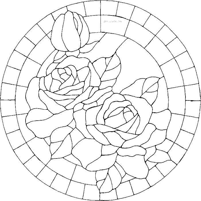 Мозаїка троянди