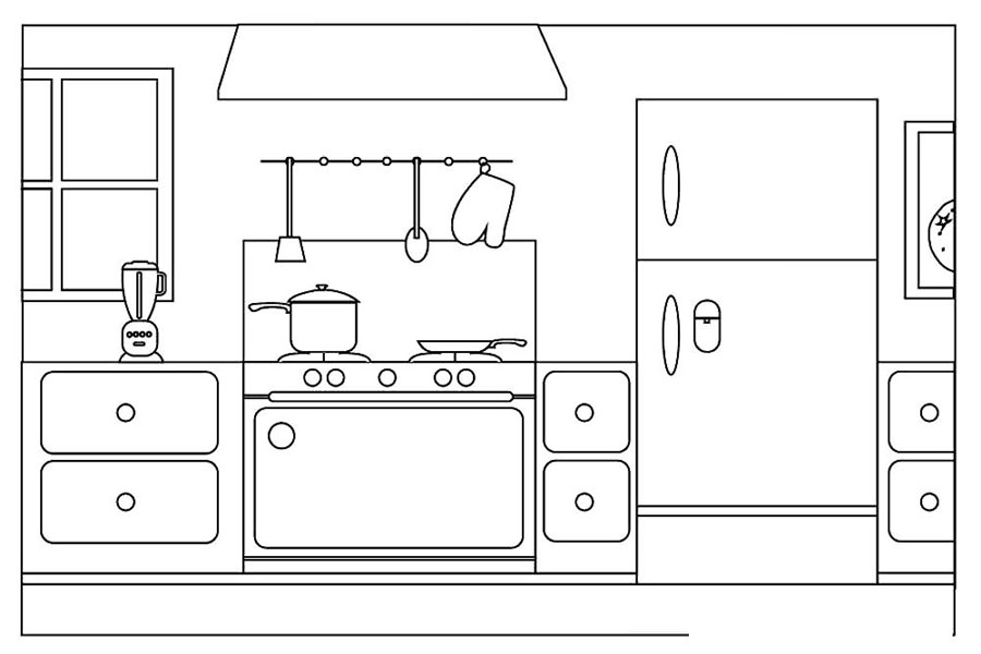Малюнок Кухня