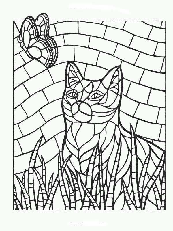 Мозаїка кішка