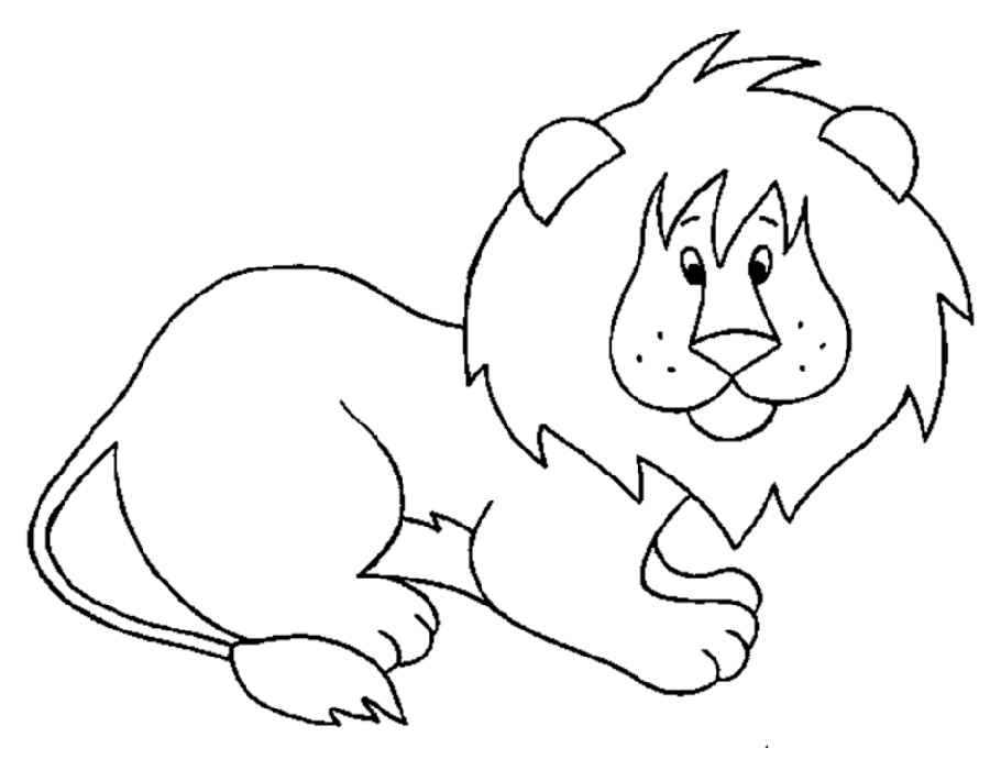 малюнок лев