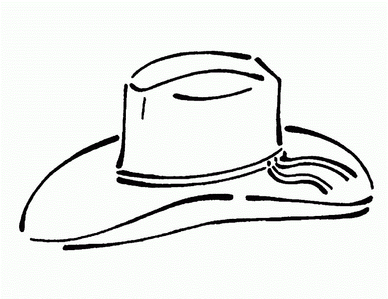 Розмальовка капелюх