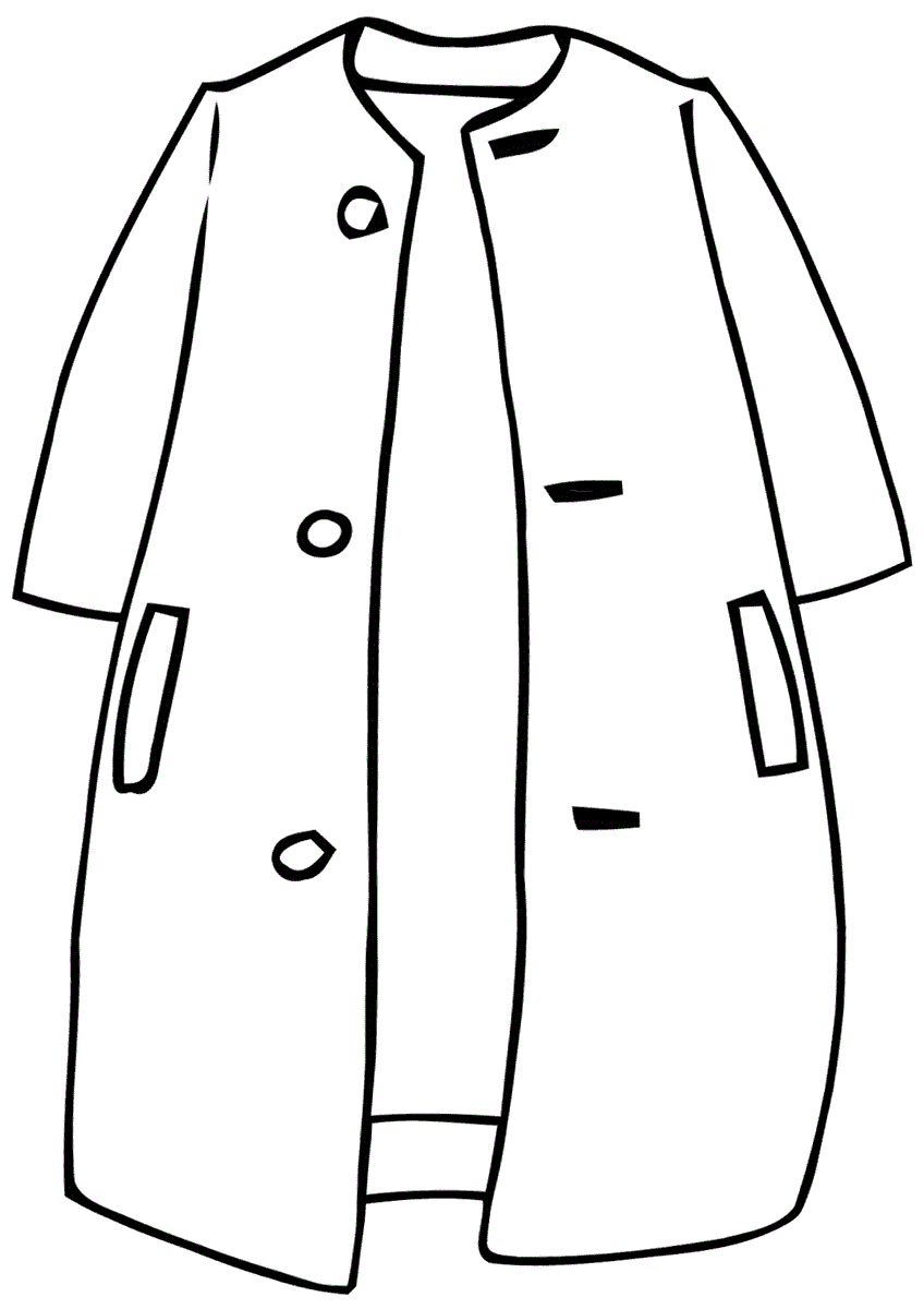 Растегнутое Пальто