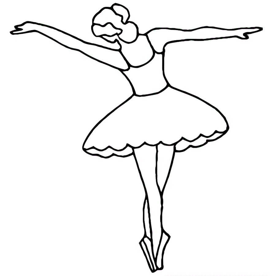 Балерина танцює
