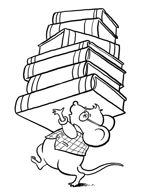 Мишеня з книгами
