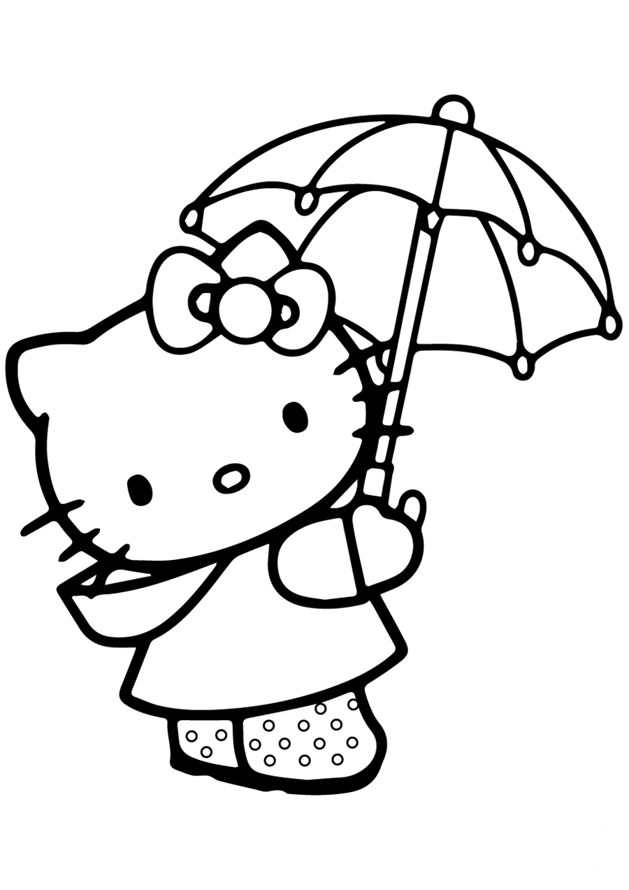 кітті з парасолькою