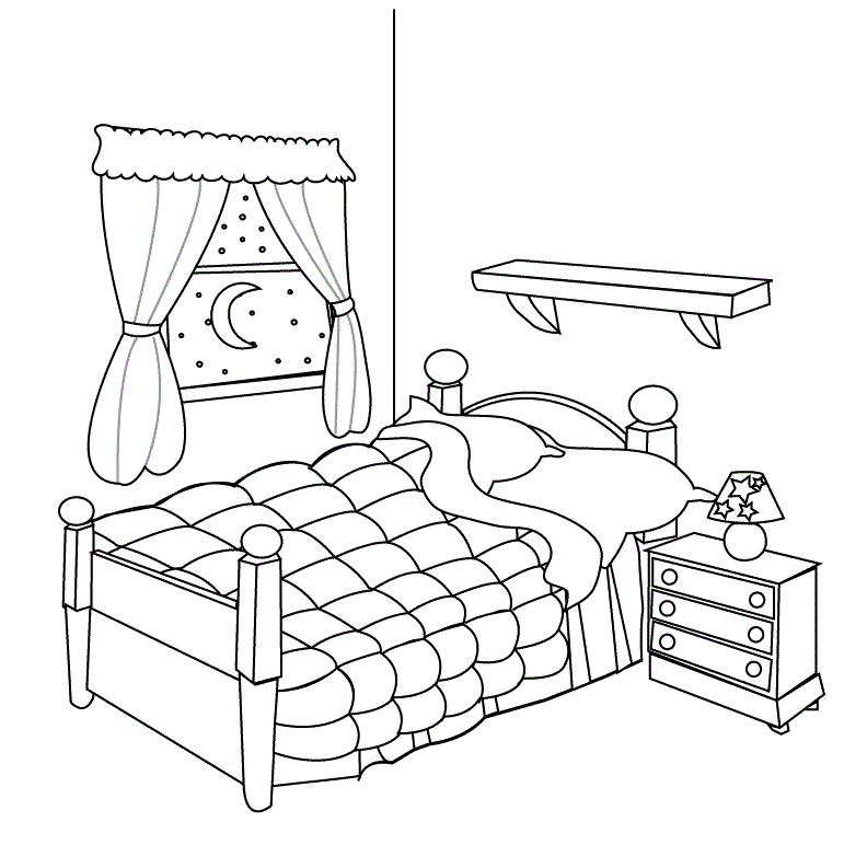 Ліжко кімнаті