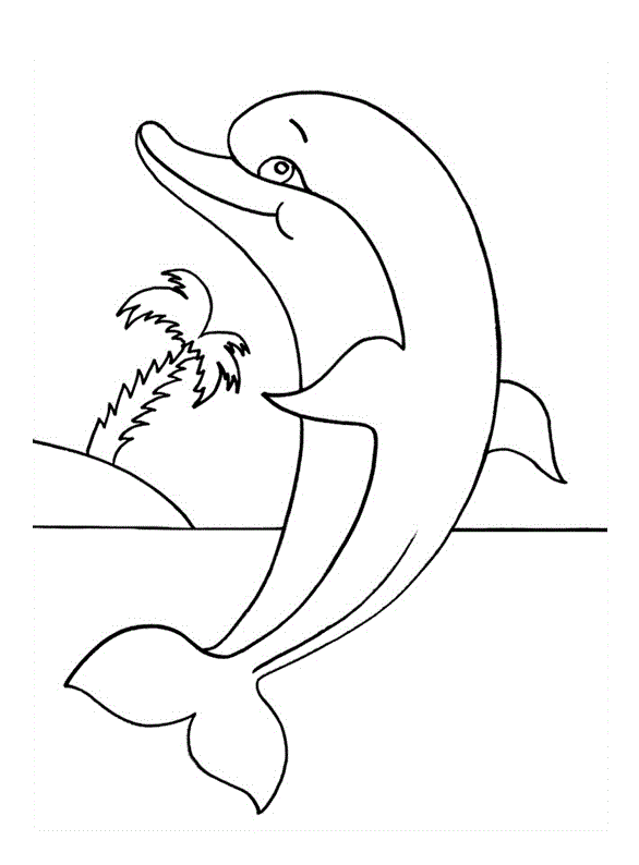 Дельфін розфарбовувати