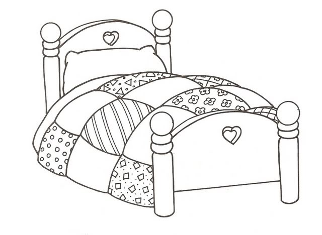 Ліжко з сердечками