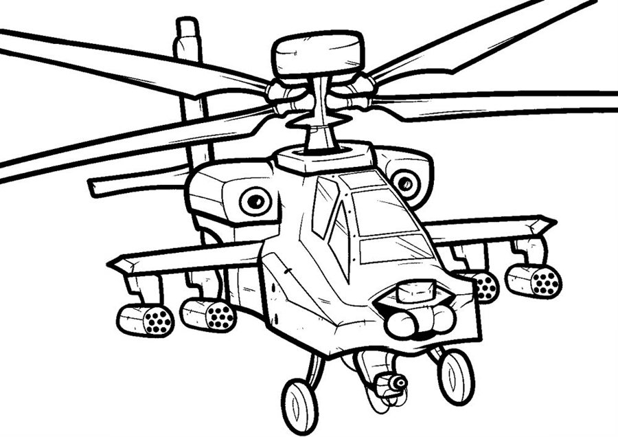 вертоліт в повітрі